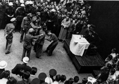 Communist activists tried by a nationalist military judge, from Shanghai 1949: The End of an Era, 1949