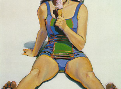 Girl with Ice Cream Cone, 1963